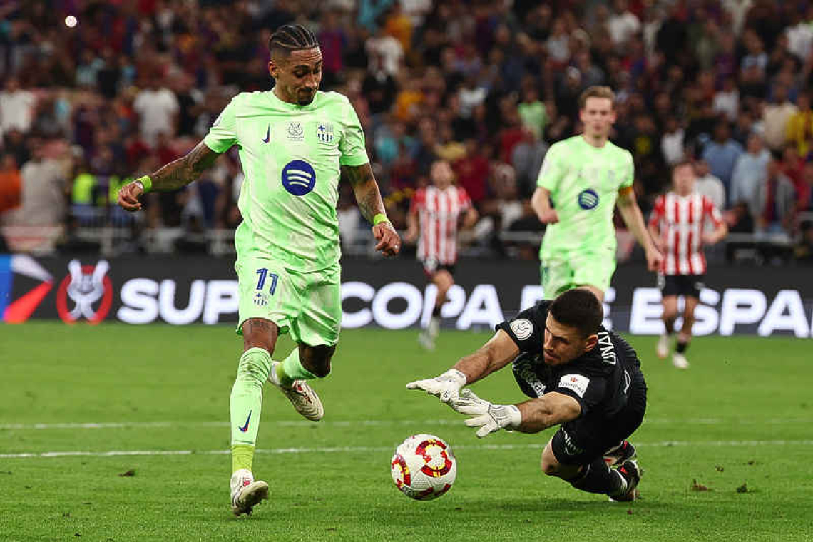 Barcelona into Super Cup final with 2-0 win over Bilbao